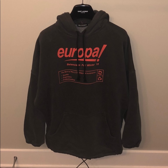 europa hoodie balenciaga